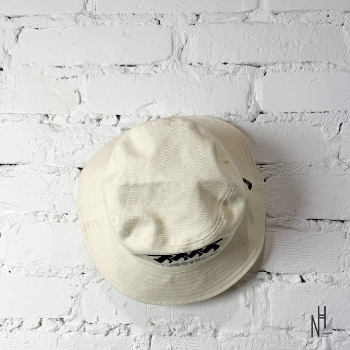 Stussy x CDG Canvas Bucket Hat Natural