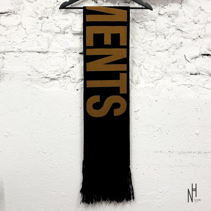 Vetements Scarf Brown