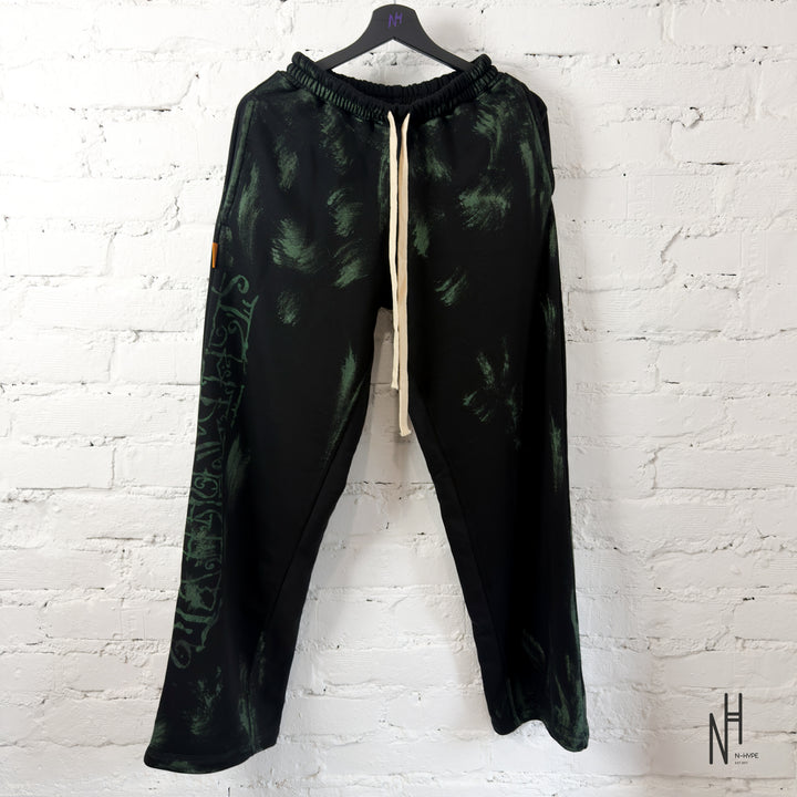 FVCKTHISBRAND FLARED ARABIC SWEATPANTS Green