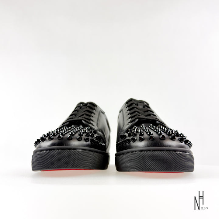 Christian Louboutin Louis Junior Spikes Flat Black