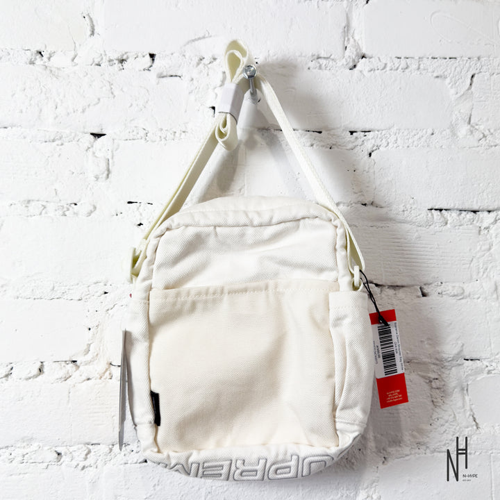 Supreme Denim Shoulder Bag White