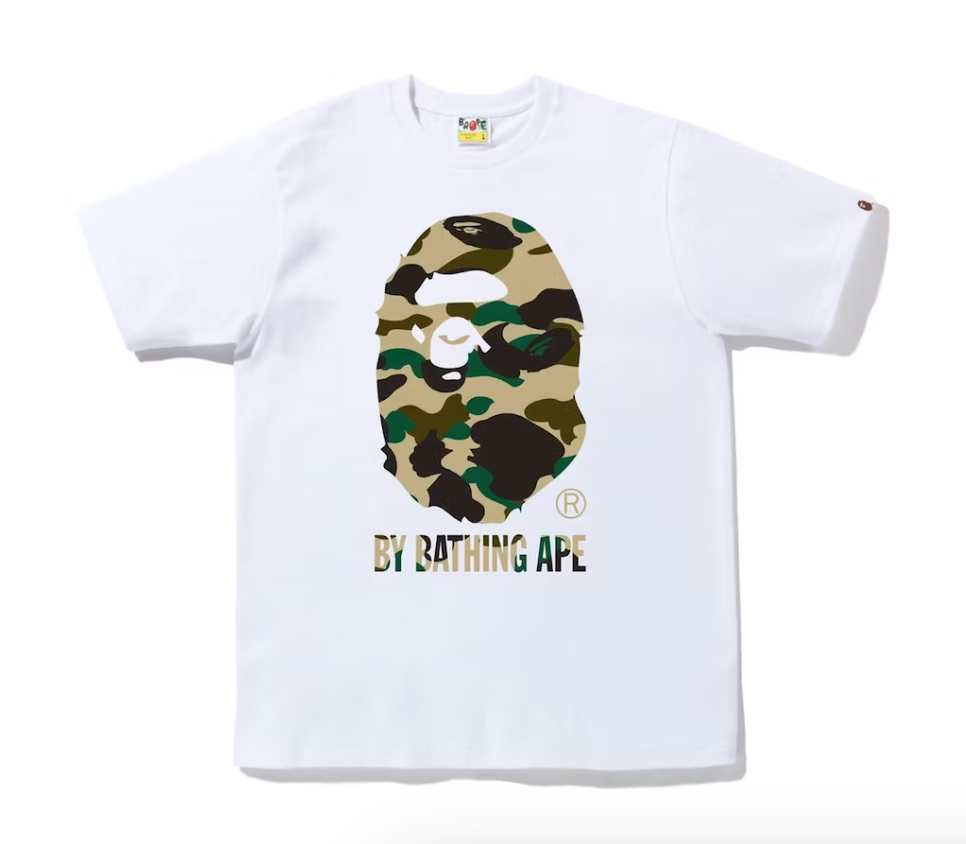 BAPE 1st Camo By Bathing Ape Tee White Yellow Showroom nHype Lodz Polska