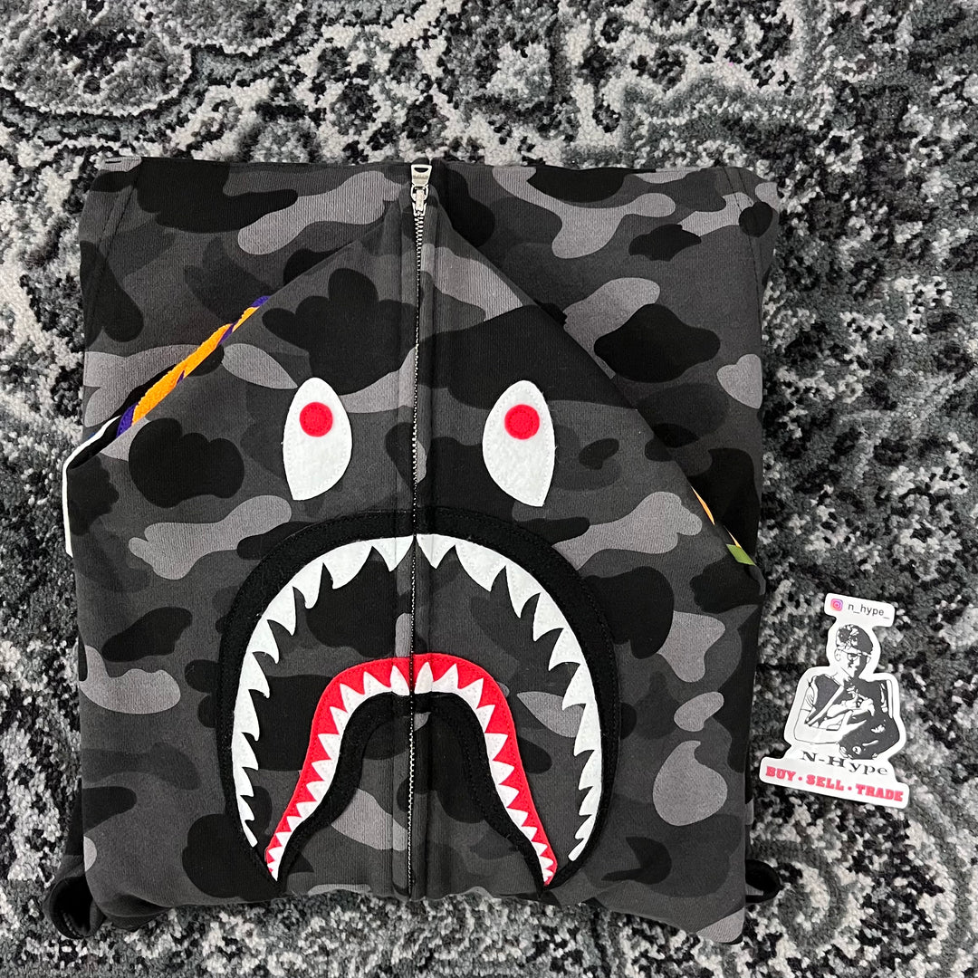 Bape shark black camo sales