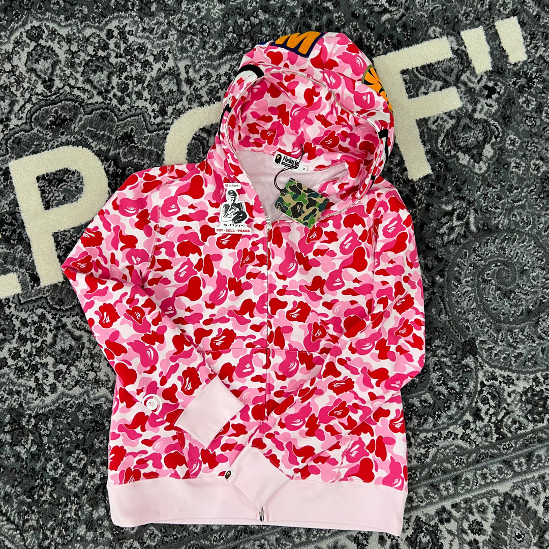 BAPE SHARK ZIP HOODIE Pink Camo Showroom NHype Lodz Polska 3