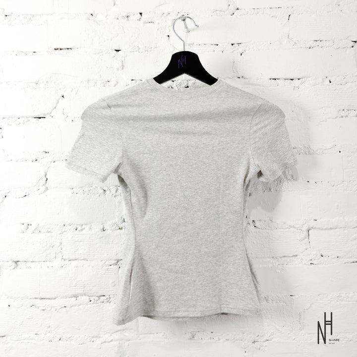 SKIMS Cotton Jersey T-Shirt Light Heather Grey