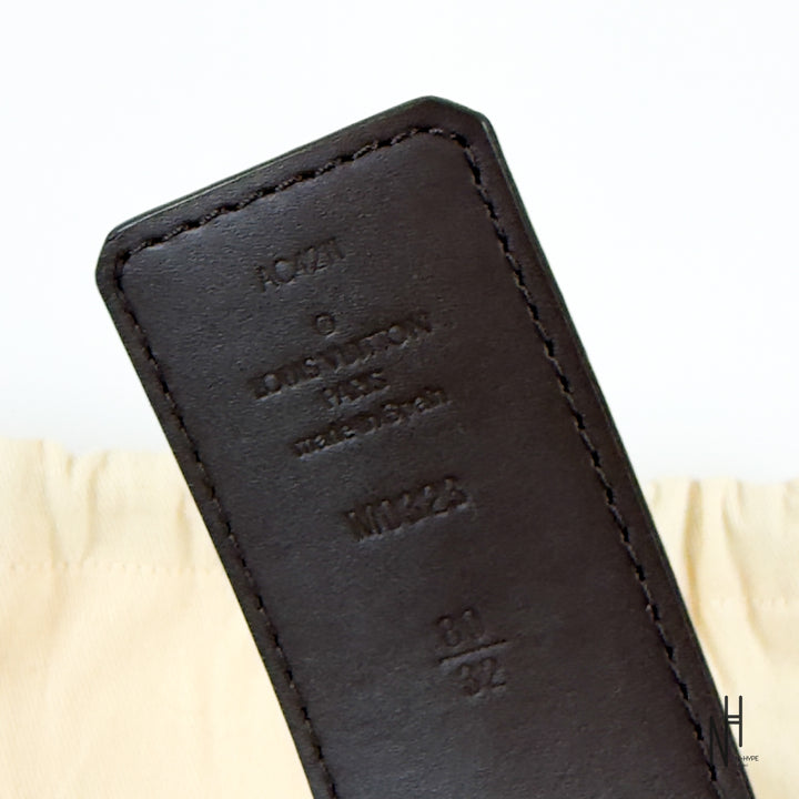 Louis Vuitton LV Initiales Reversible Belt Monogram Brown