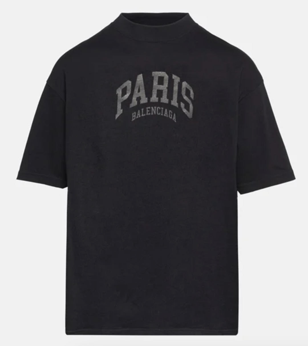 Balenciaga Paris T-shirt Black Front Lodz Polska