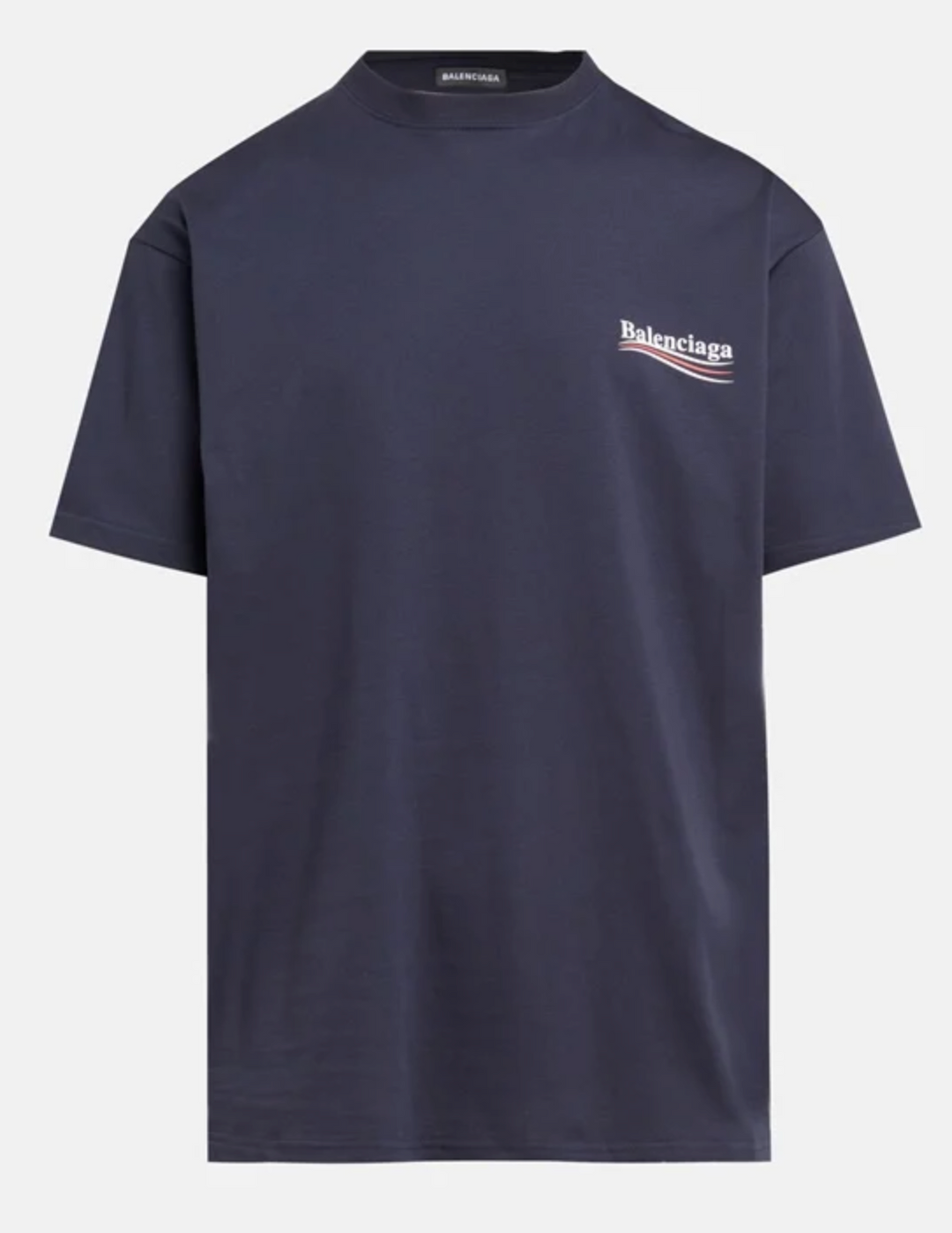 Balenciaga Triple T-shirt Navy Front Lodz Polska