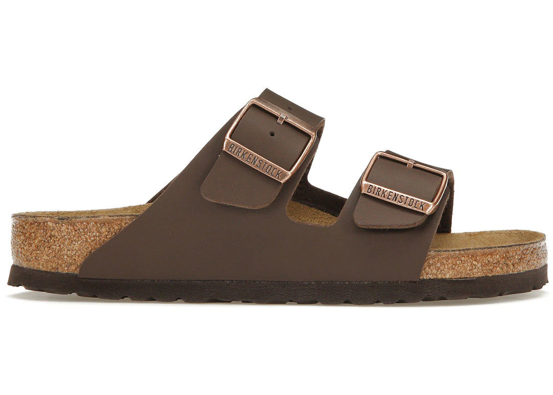 Birkenstock Arizona Birko-Flor Dark Brown - Ciemnobrązowy. - N-Hype