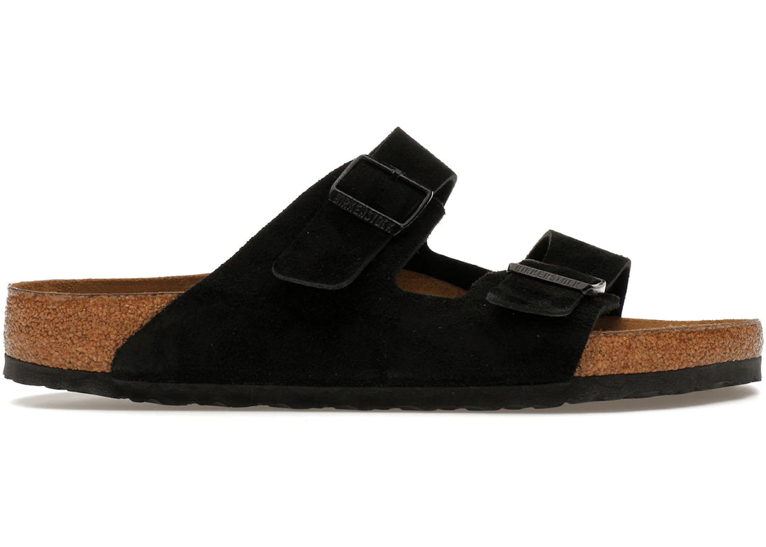 Birkenstock Arizona Soft Footbed Suede Black - Czarny - N-Hype