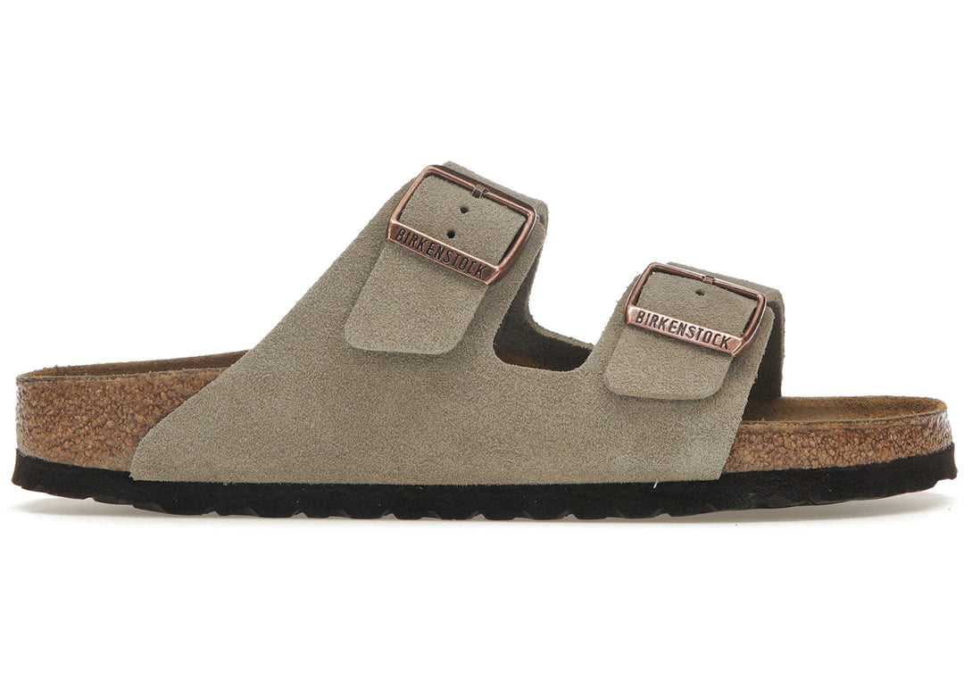Birkenstock Arizona Suede Taupe - Szary. - N-Hype