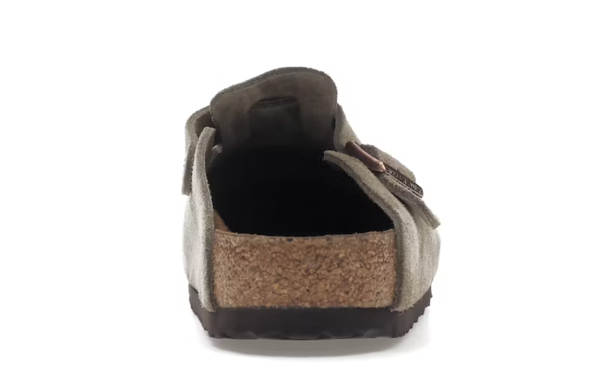 Birkenstock Boston Soft Footbed Suede Taupe