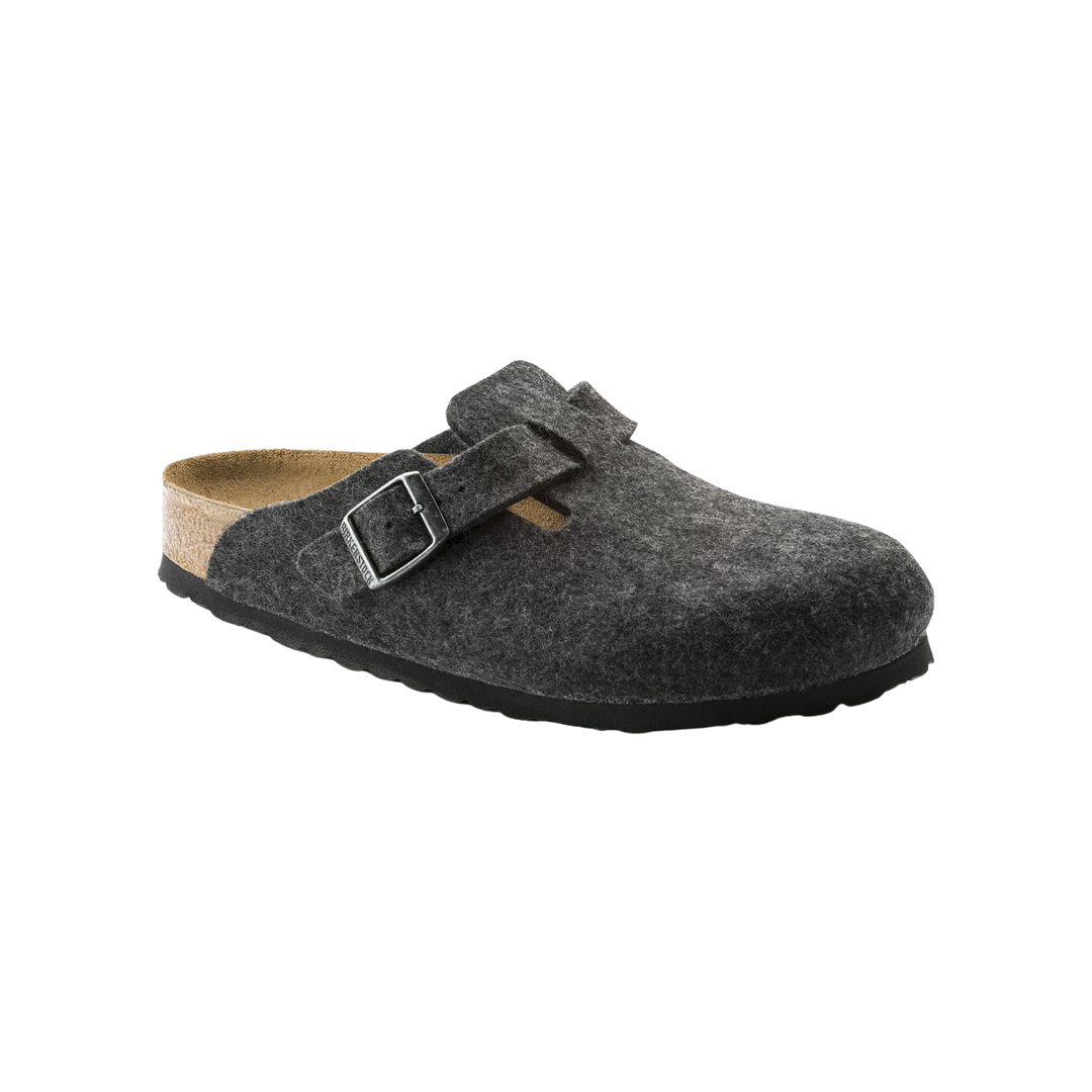 Birkenston Boston Felt Anthracite