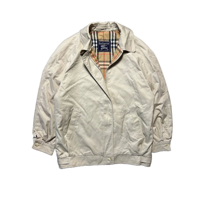 Burberry Harrington Jacket Bomber Nova Check Beige Front