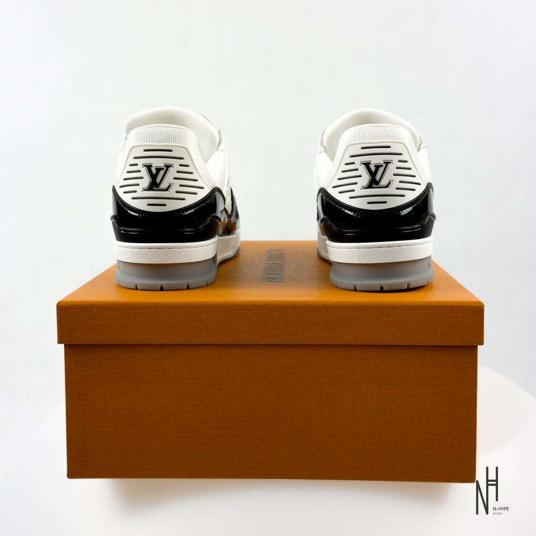 Louis Vuitton LV Trainer Black White Patent Leather