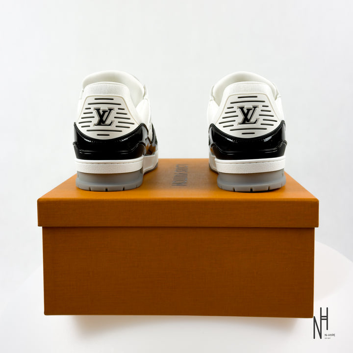 Louis Vuitton LV Trainer Black White Patent Leather
