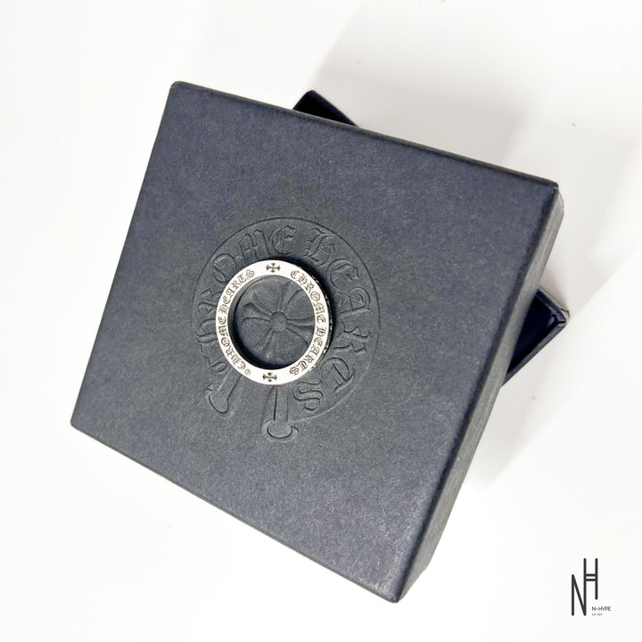 Chrome Hearts 3mm Spacer Ring 'Honolulu Fk You' Silver
