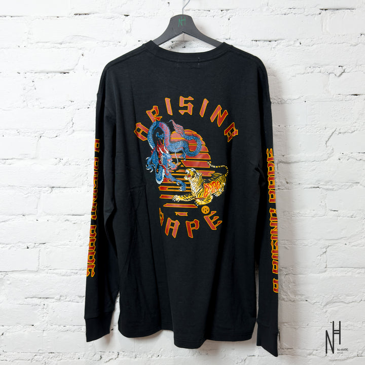 Bape A Rising Bape Long Sleeve Black