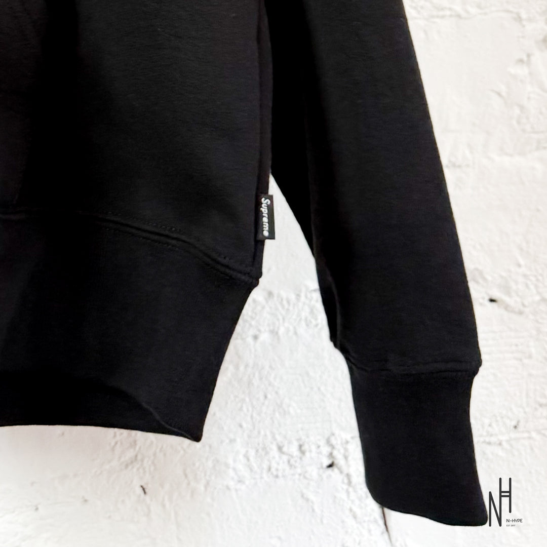 Supreme Collegiate Applique Zip Up Hooded Sweatshirt Black