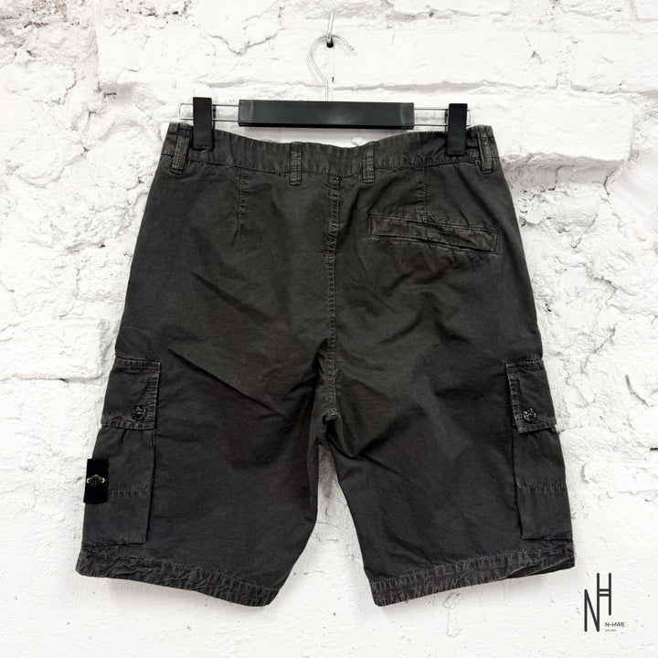 Stone Island Bermuda Slim Shorts Black