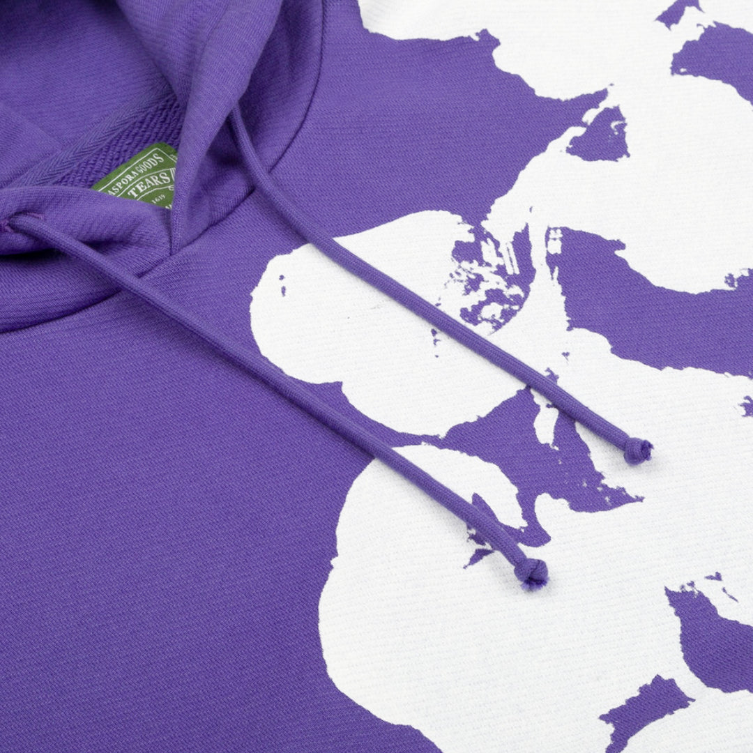 Denim Tears Biggie Cotton Wreath Sweatshirt Purple