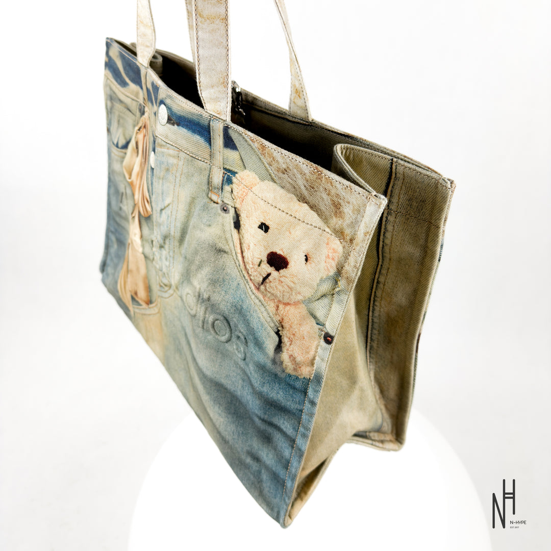 Acne Studios 1981 Trompe-l’œil Teddy Tote Bag