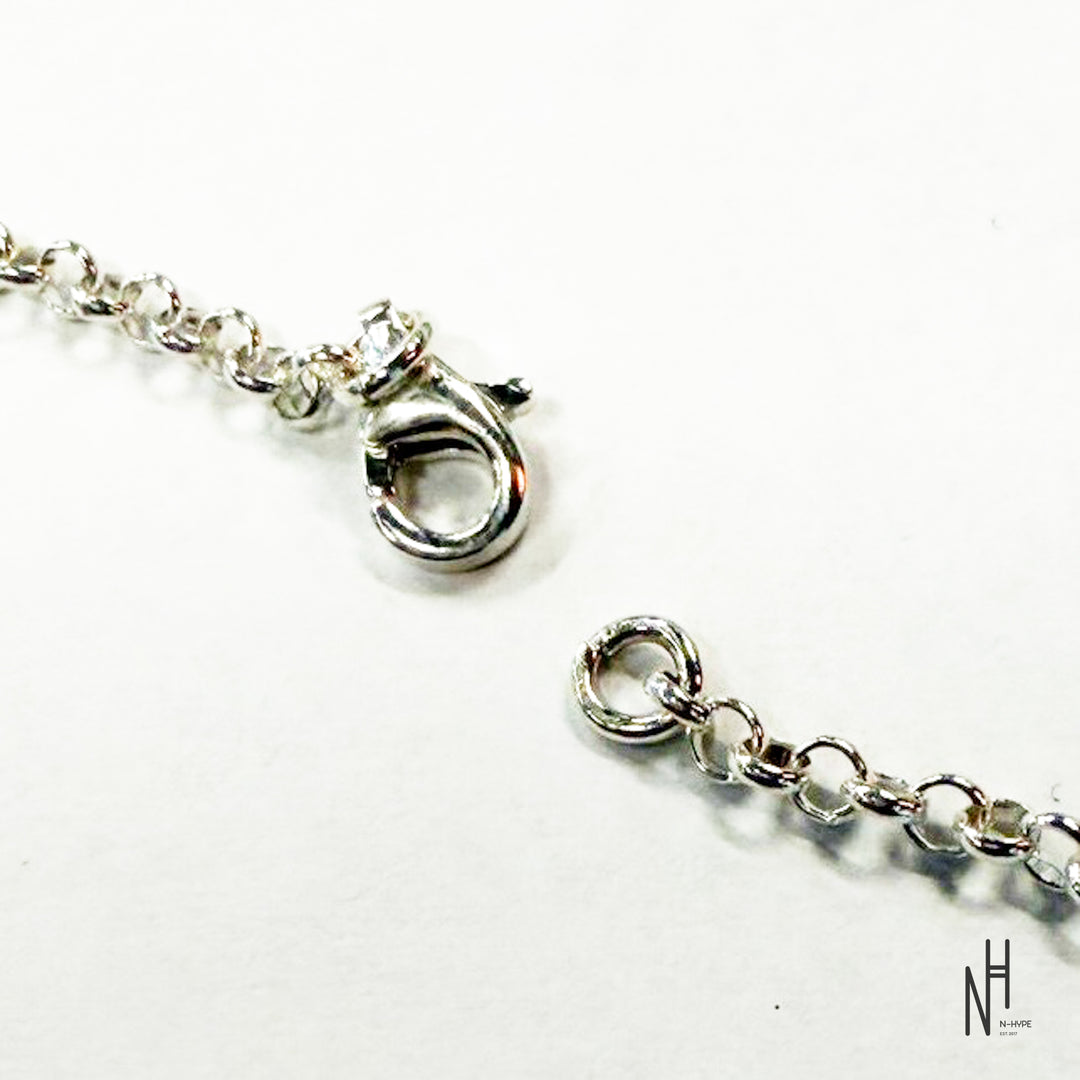 Red Sinner Silver Chain