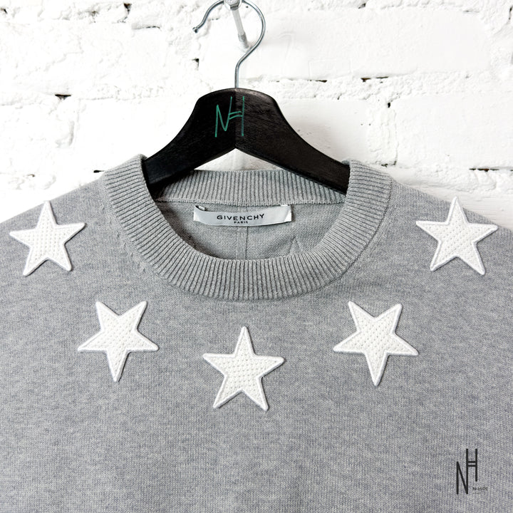 Givenchy Stars Grey Crewneck