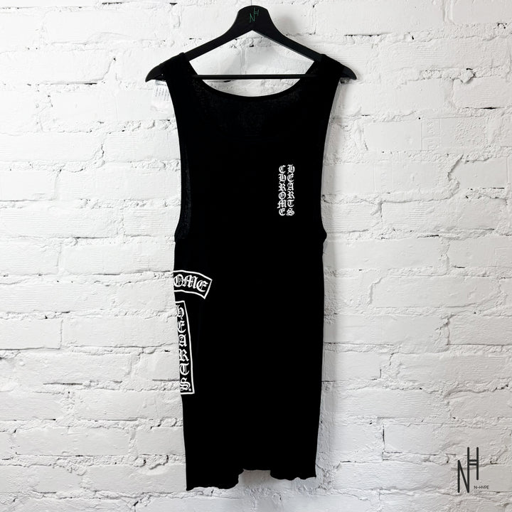 Chrome Hearts Black Tank Top