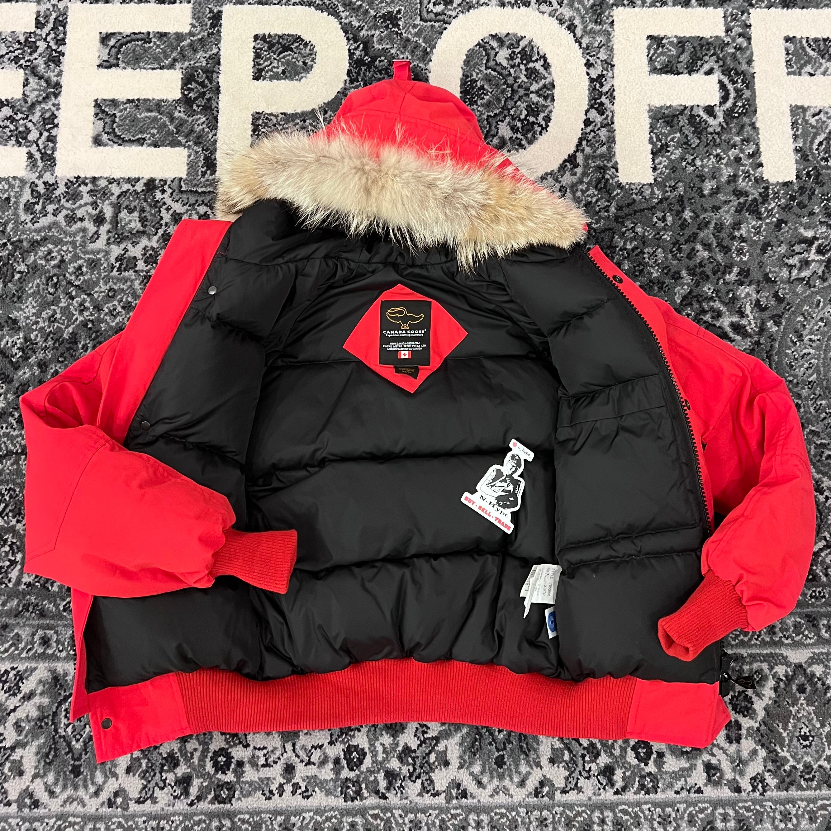 CANADA GOOSE Chilliwack Arctic Tech Bomberjacke mit Pelzbesatz