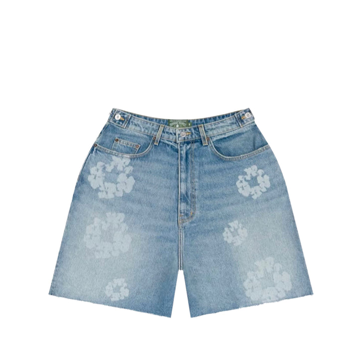 Denim Tears Laser Wreath Denim Short Blue