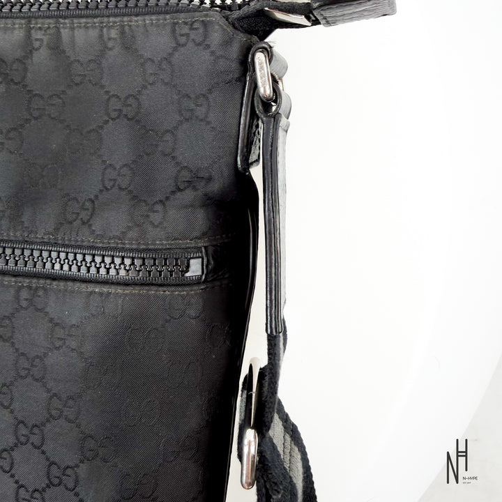 Gucci Messenger Bag Black Grey