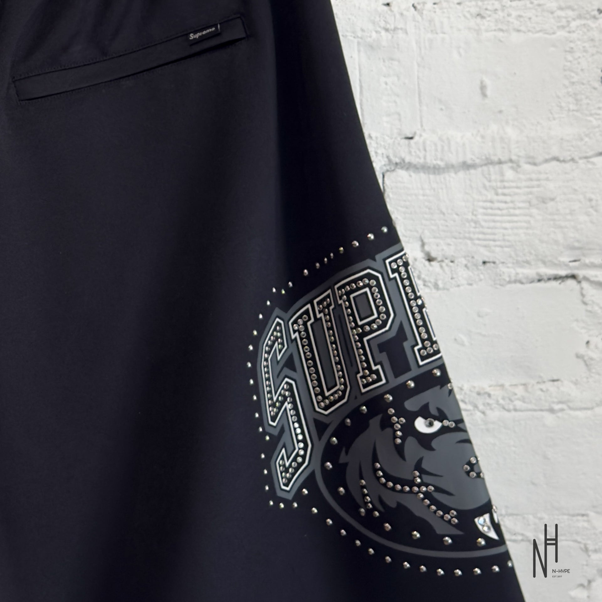 Supreme Studded Basketball Short Black – Sportowy Styl z