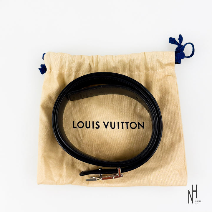 Louis Vuitton Initiales Reversible Belt Damier Grafite Black