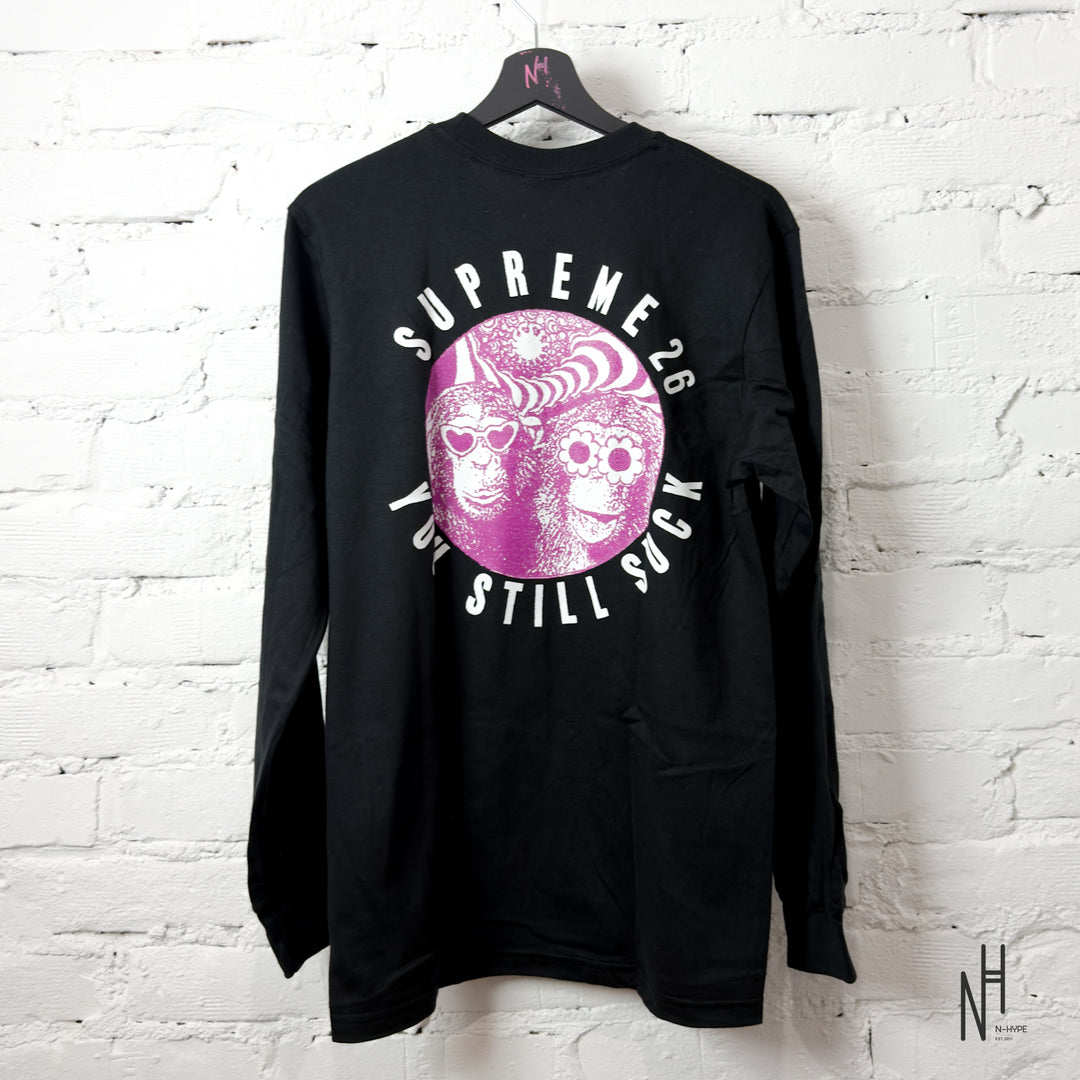 Supreme You Still S**k L/S Tee Black