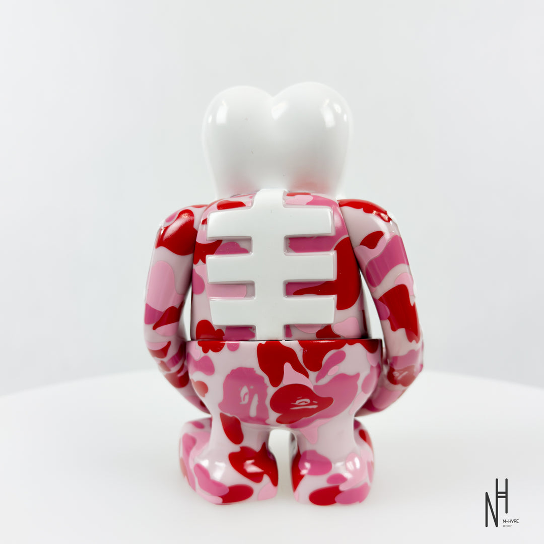 BAPE Bounty Hunter Skull-Kun Special Figure Pink