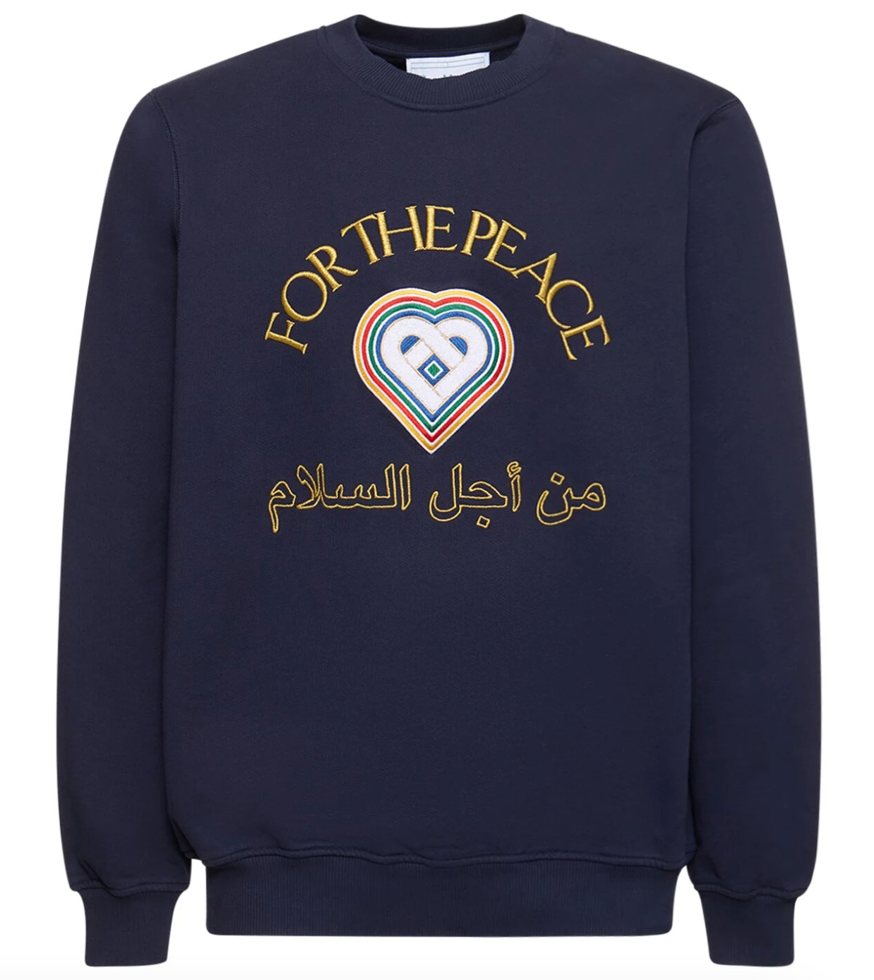 Casablanca For The Peace Organic Cotton Sweatshirt Przod  Lodz Polska