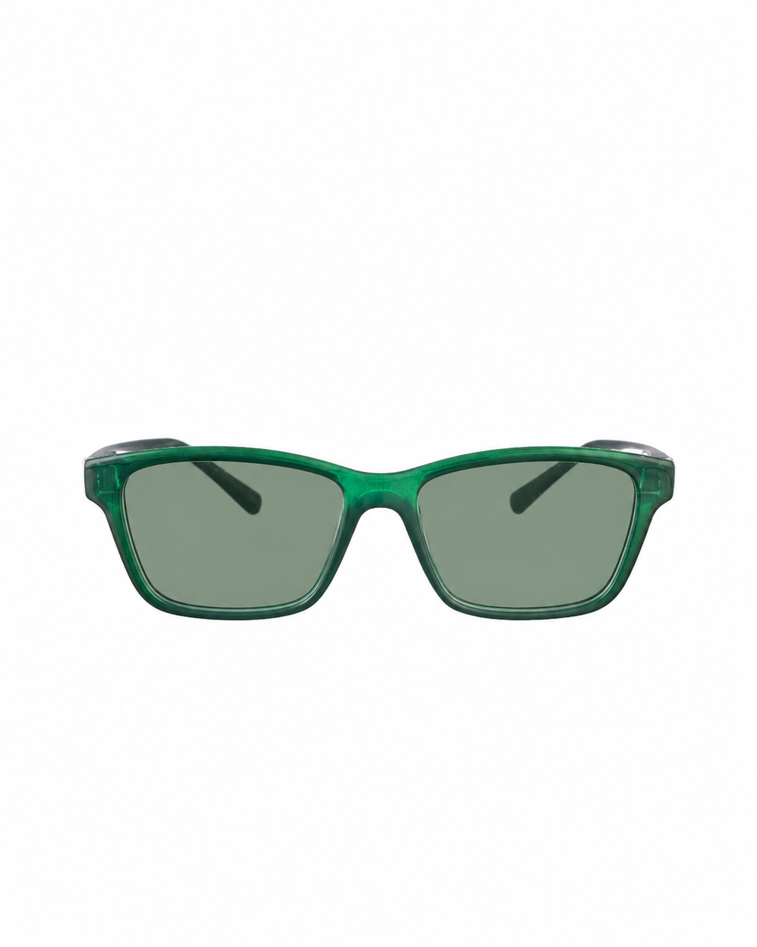 Valentino 00s Black & Green Nerd Sunglasses