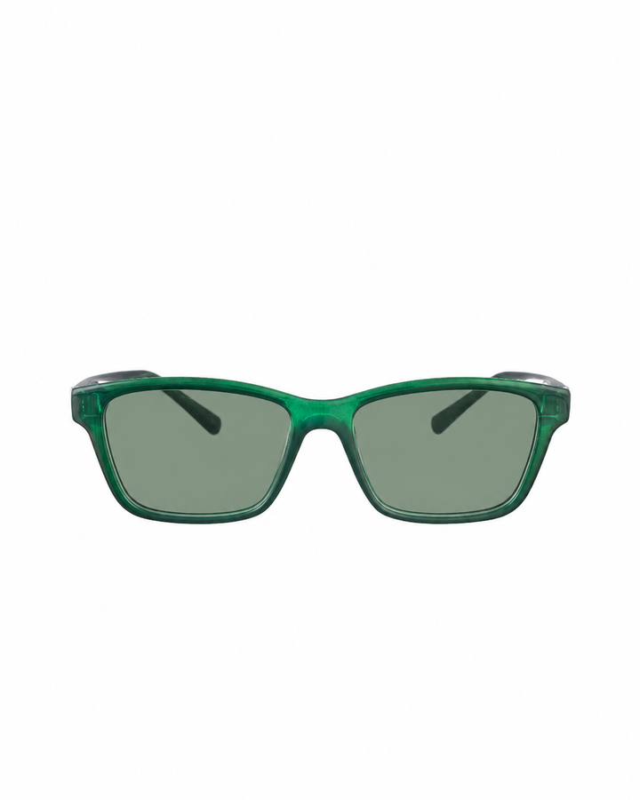 Valentino 00s Black & Green Nerd Sunglasses