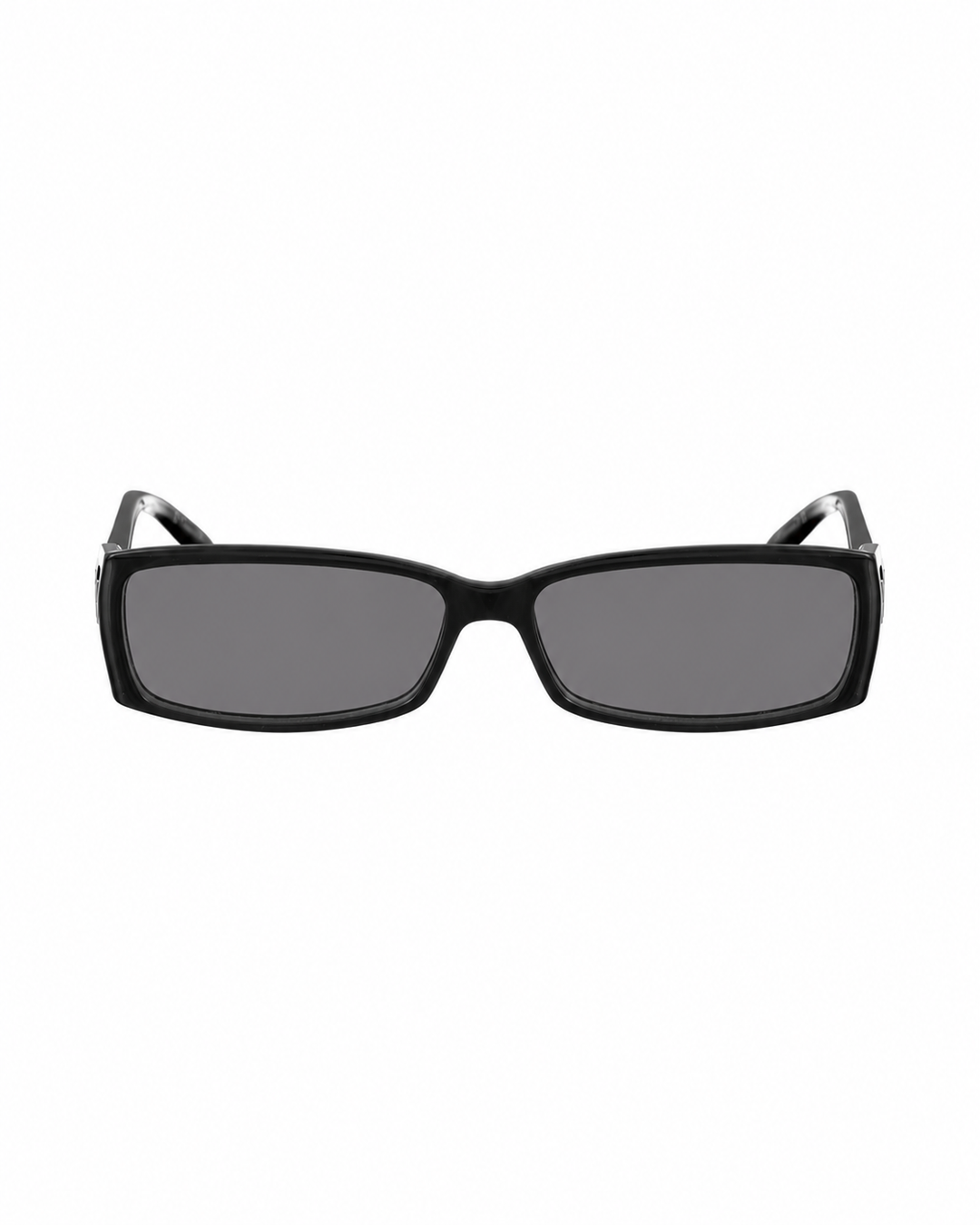 Dior 00s Classic Rectangular Black Cut Outs Sunglasses