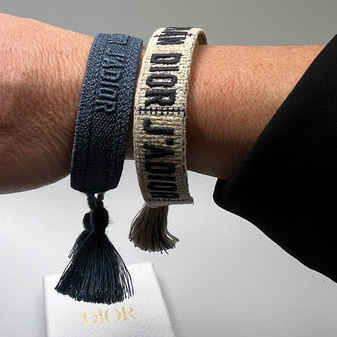 Dior Woven Bracelet Dior Bracelet Fabric Christian Dior Bracelet
