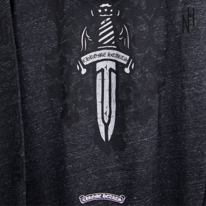 Chrome Hearts Dagger Zip Up Grey Hoodie Showroom NHype Lodz Polska