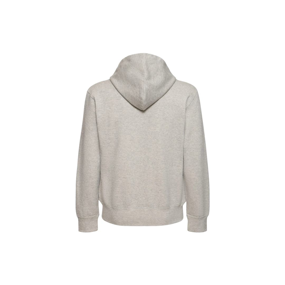 Comme des Garçons Play Cotton Zipped Grey Sweatshirt