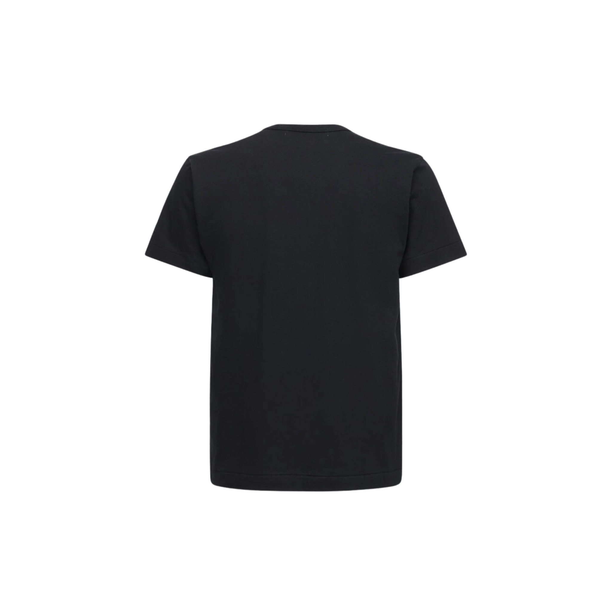 Comme des Garçons Play Heart Patch Cotton Black Jersey T-shirt