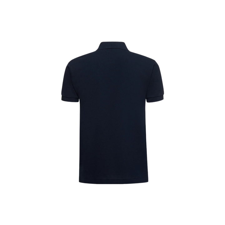 Comme des Garçons Play Logo Cotton Polo Navy