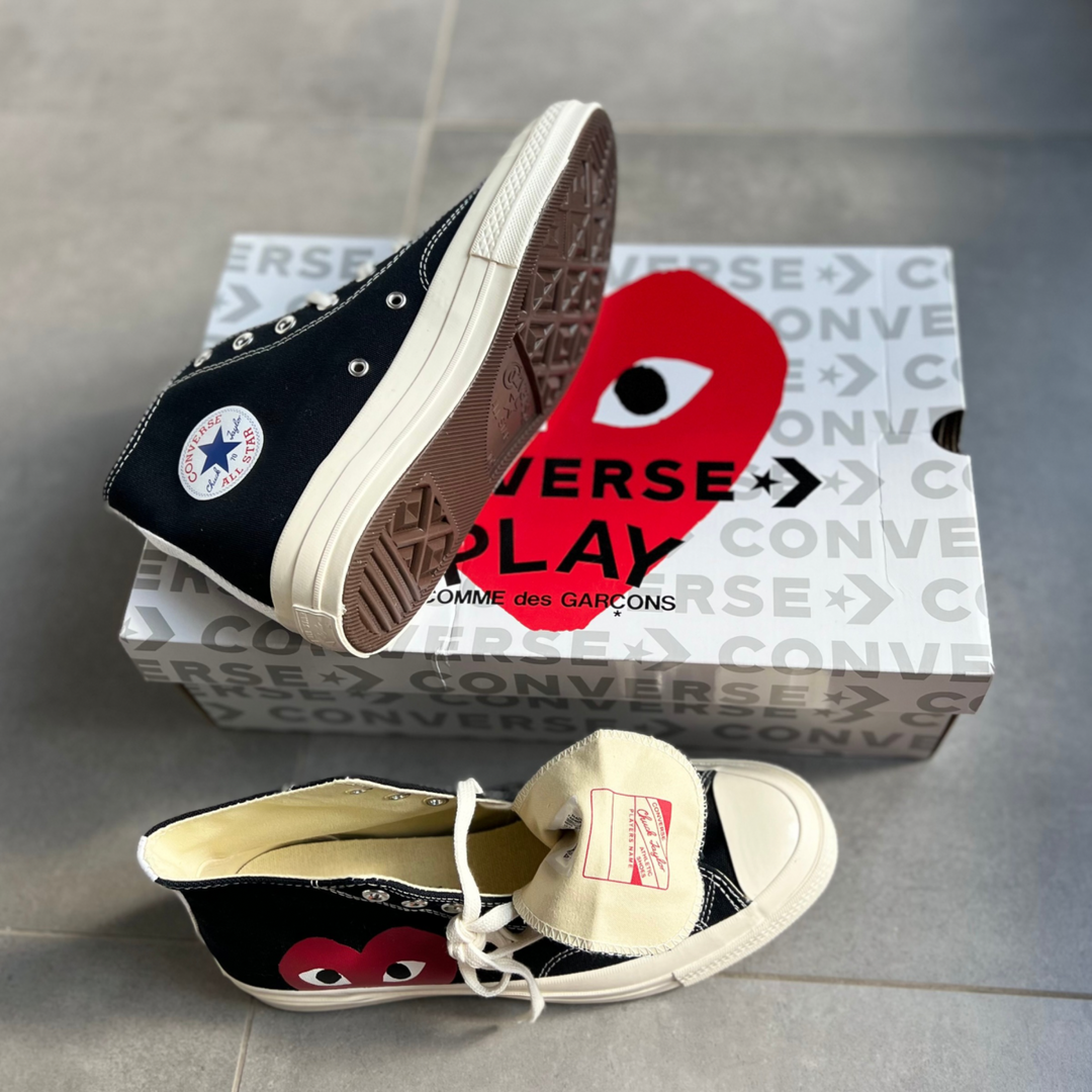 Converse Chuck Taylor All Star 70 Hi Comme des Garcons PLAY Black