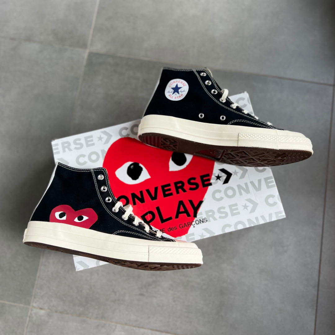 Converse Chuck Taylor All Star 70 Hi Comme des Garcons PLAY Black 150204C A08791C N Hype