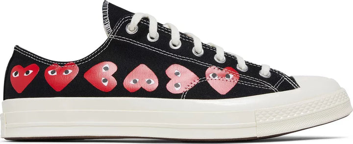 Converse Chuck Taylor All Star 70 Ox Comme des Garcons PLAY Multi-Heart Black