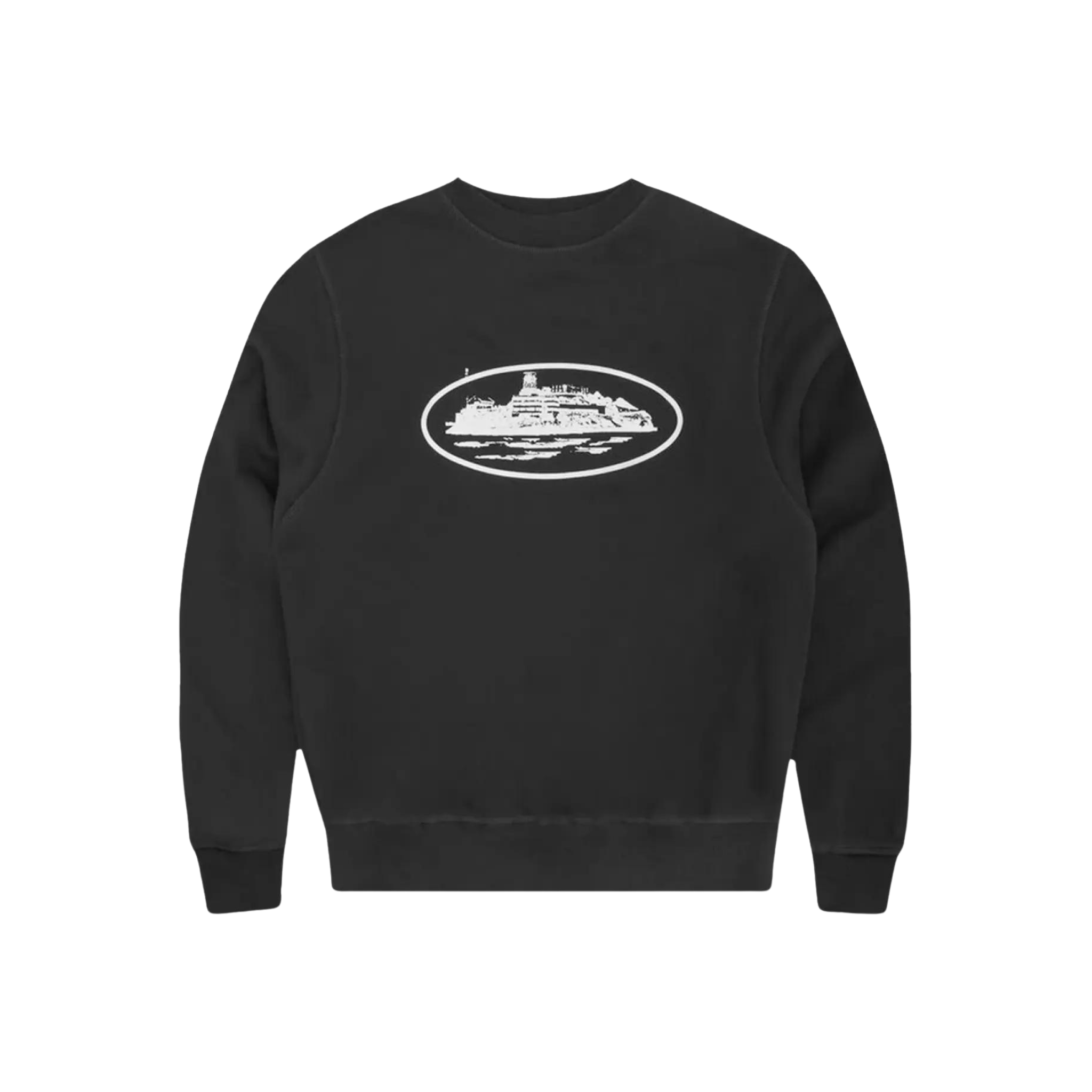 Corteiz OG Alcatraz Sweatshirt Black/White