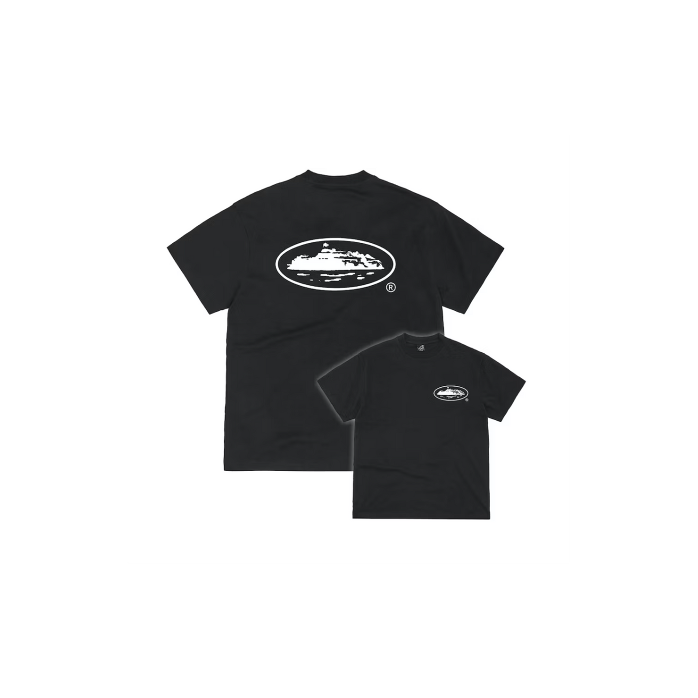 Corteiz OG Island Logo Tee Black corteiz-og-island-logo-tee-black